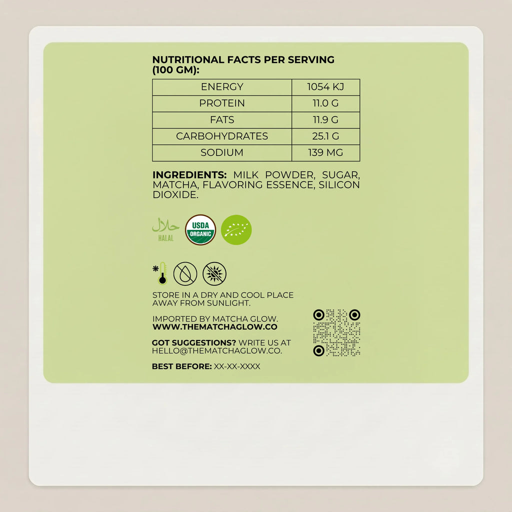 Matcha Glow - Matcha Latte Mix made of Ceremonial Grade Matcha