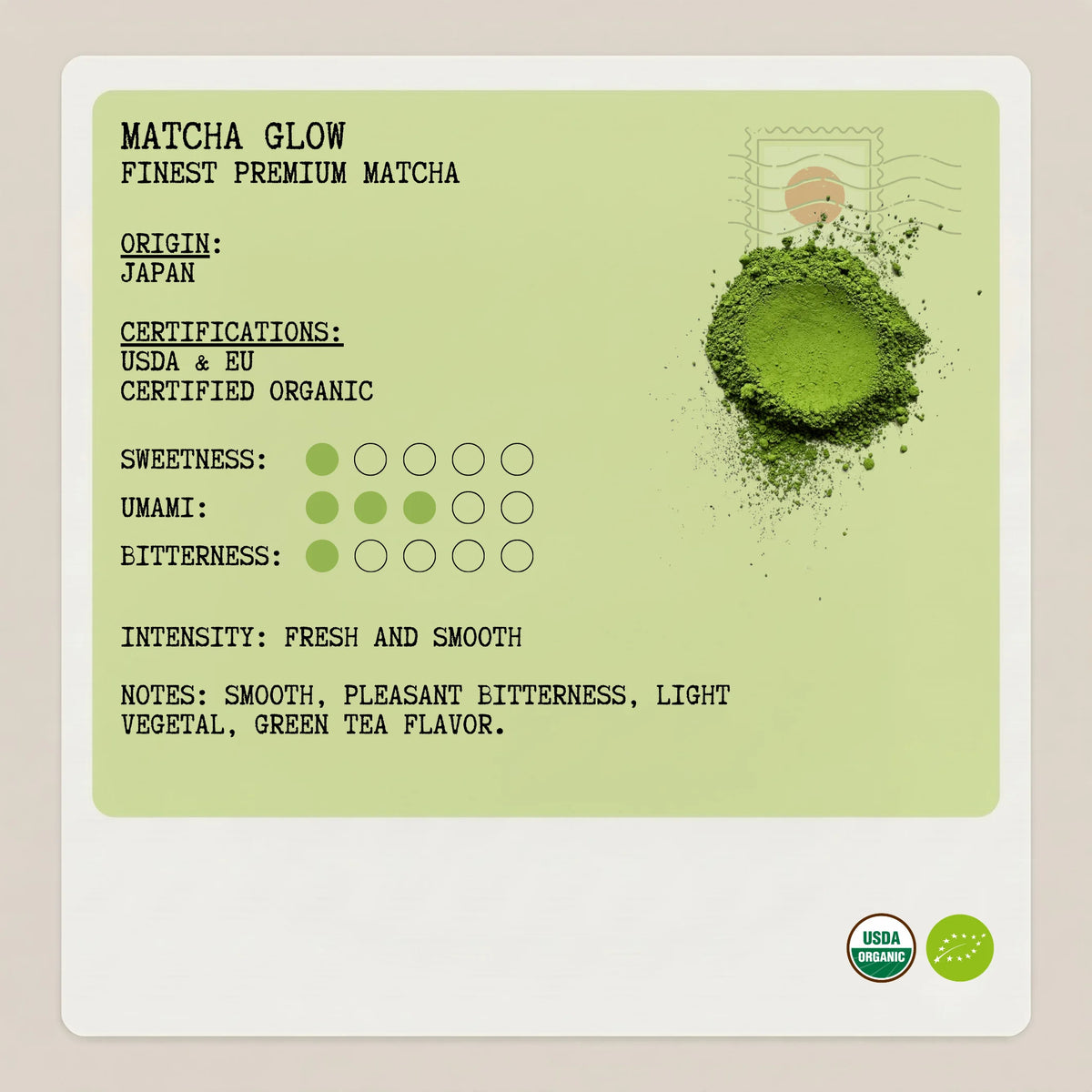 Matcha Glow Signature Craft Matcha - 30 GM - Authentic Ceremonial Grade Matcha