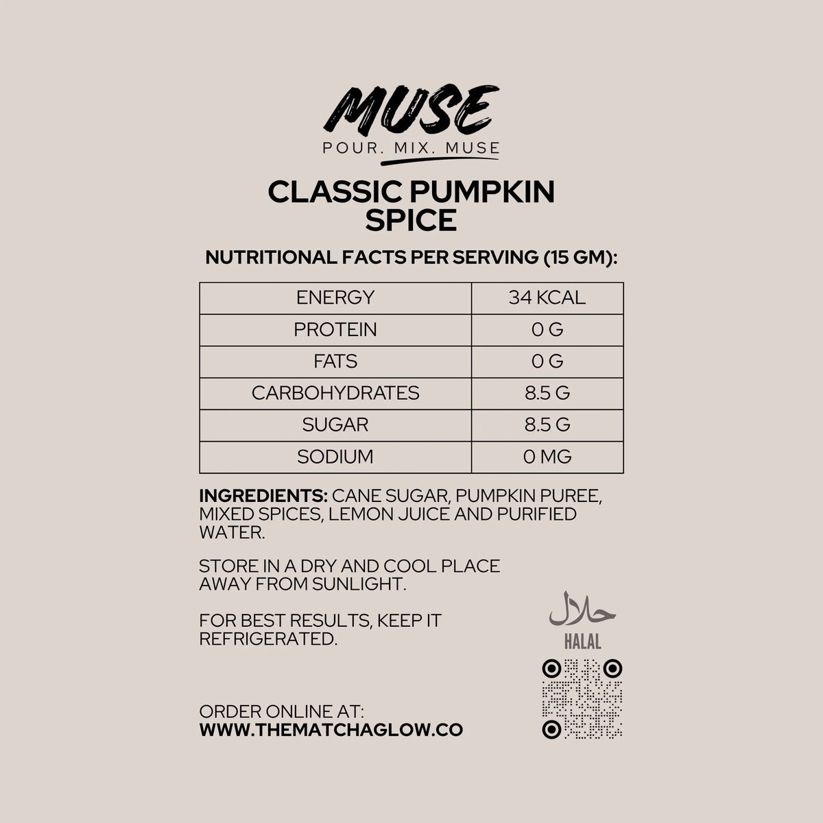 Premium Pumpkin Spice Syrup for coffee and matcha in Pakistan