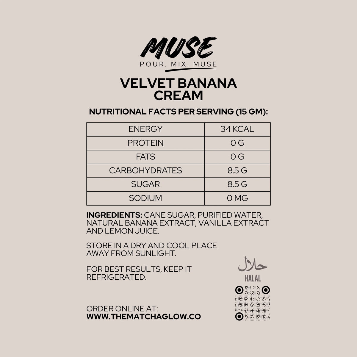 Premium Banana Cream Syrup for coffee and matcha in Pakistan