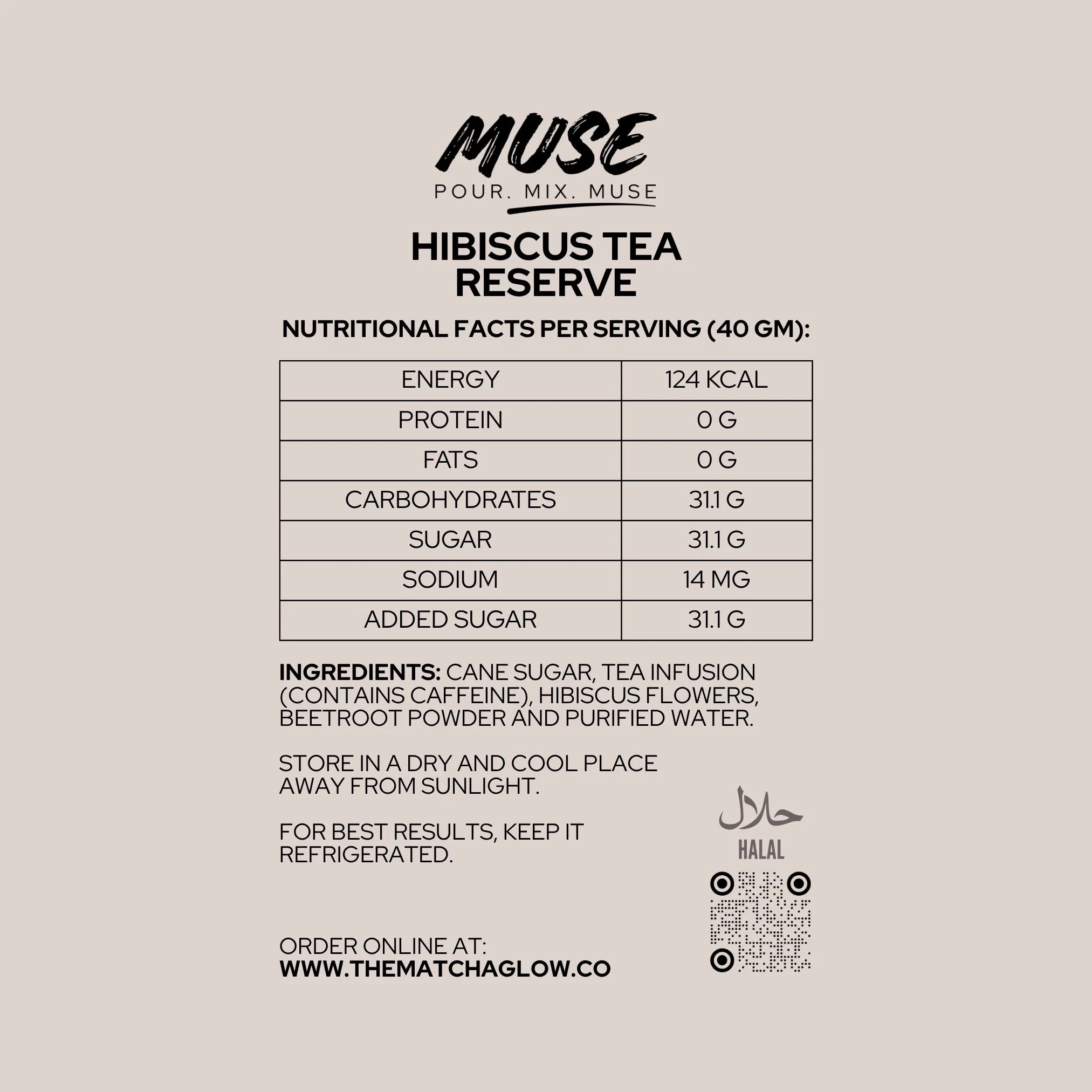Premium Iced Hibiscus Tea Syrup in Pakistan