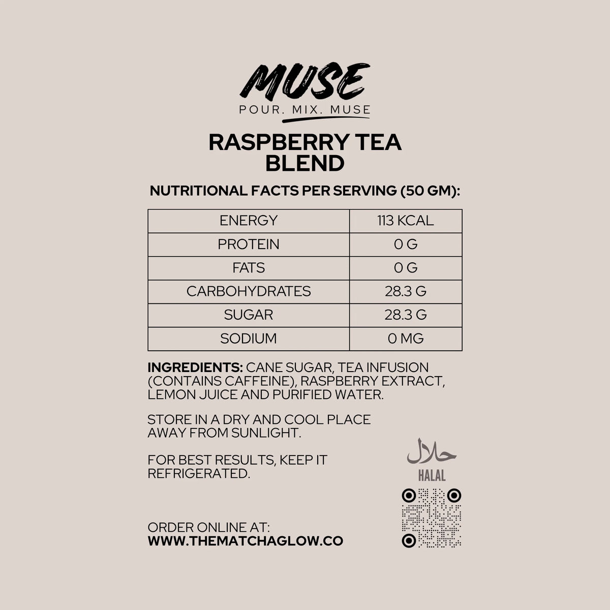 Premium Iced Raspberry Tea Syrup in Pakistan