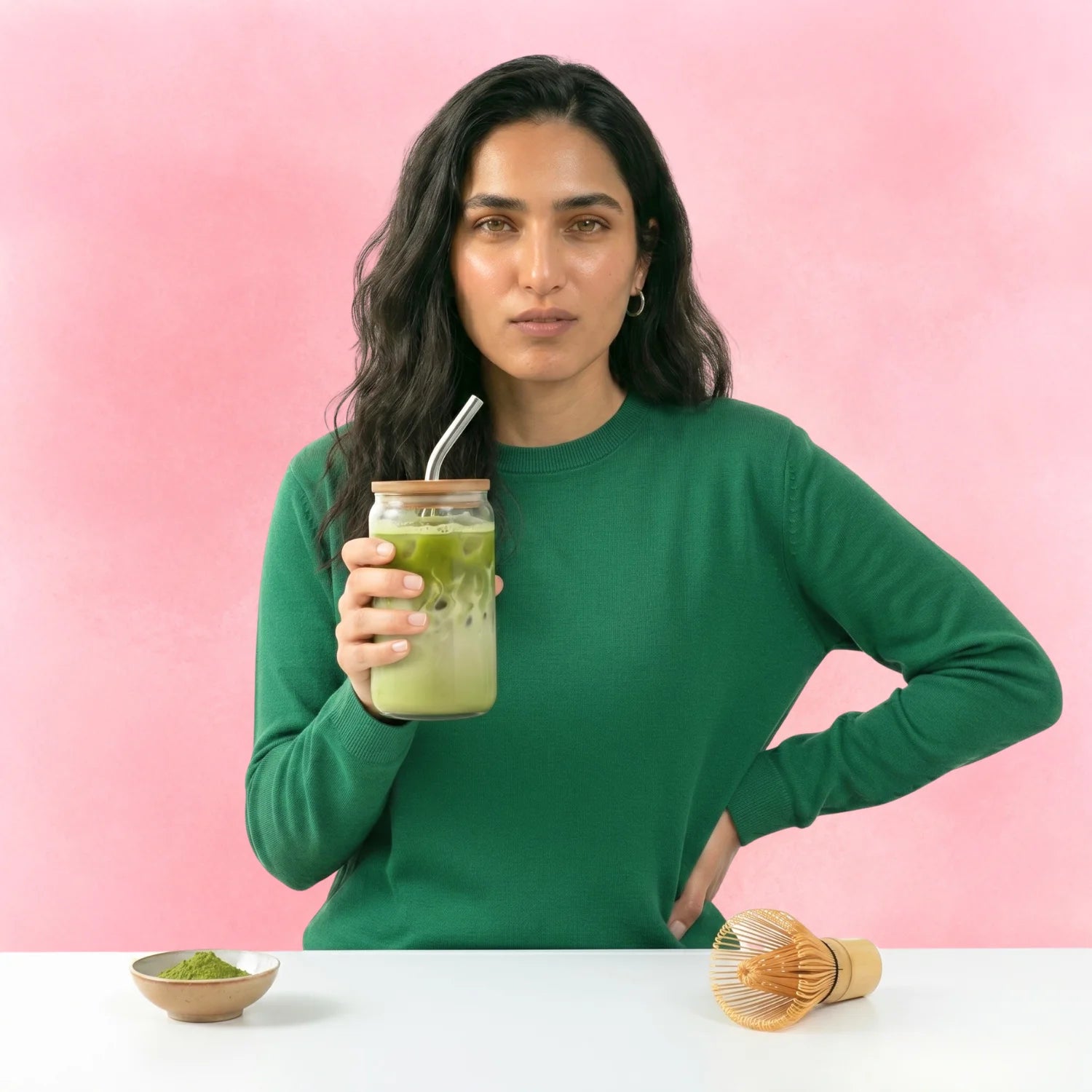 Signature Matcha Glass